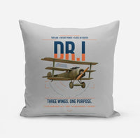 Thumbnail for Fokker Dr.I design on light gray pillow