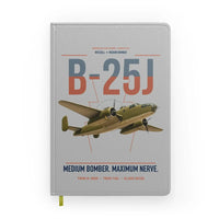 Thumbnail for B-25J Mitchell design on light gray notebook