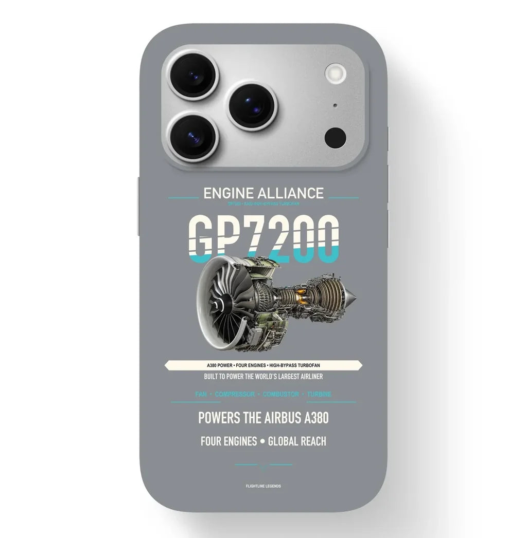 GP7200 Case design on gray iphone case
