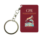 Thumbnail for Casper–Natrona County International Airport (CPR) design on dark red key chain