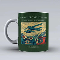 Thumbnail for VINTAGE G4296 - The Seaplane Everest - Ceramic Mug design on darkgreen