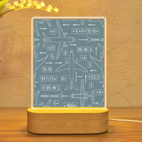 Thumbnail for Jet Planes & Airport Signs Night Lamp