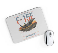 Thumbnail for F-15E Strike Eagle design on light gray rectangle mouse pad