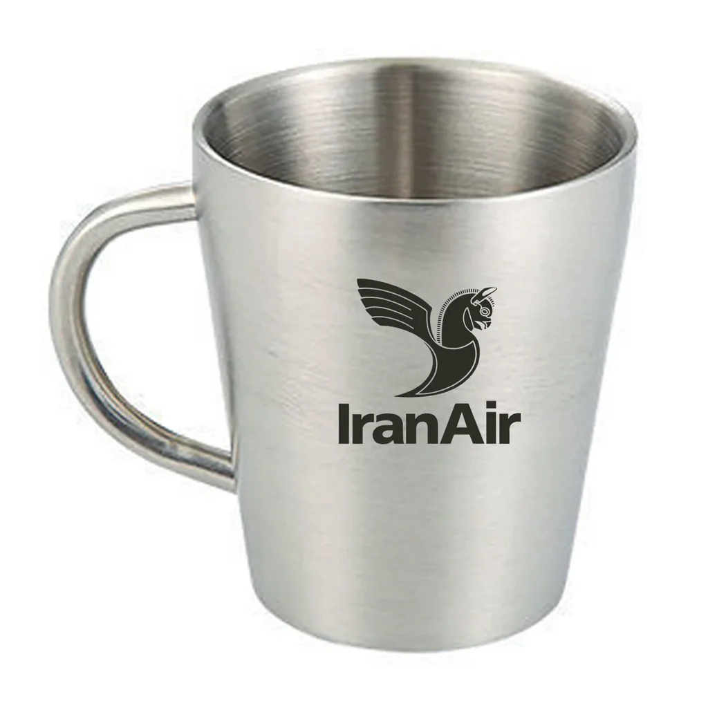 Iran Air Stainless Steel Coffee mug in silver