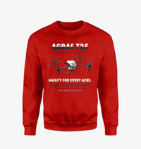 Thumbnail for DJI Agras T25 design on red sweatshirt