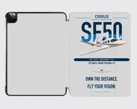 Thumbnail for Cirrus Vision Jet G2+ design on light gray ipad tablet case