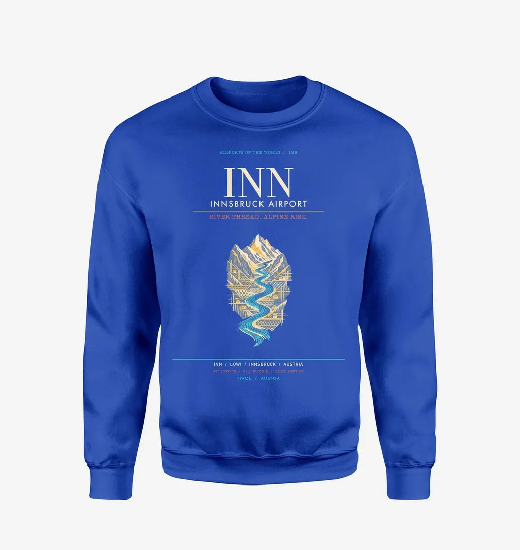 Innsbruck Airport INN Sweatshirt - Blue