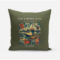Thumbnail for VINTAGE G4073 - The Empire Mail - Designed Pillows design on greenarmy