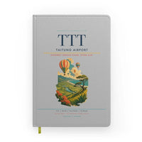 Thumbnail for Taitung Airport (TTT) design on light gray notebook