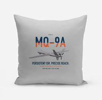 Thumbnail for MQ-9A Reaper design on light gray pillow