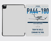 Thumbnail for Piper PA-44-180 Seminole design on light gray ipad tablet case