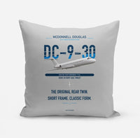 Thumbnail for McDonnell Douglas DC-9-30 design on light gray pillow