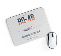 Thumbnail for RQ-4B Global Hawk design on light gray rectangle mouse pad