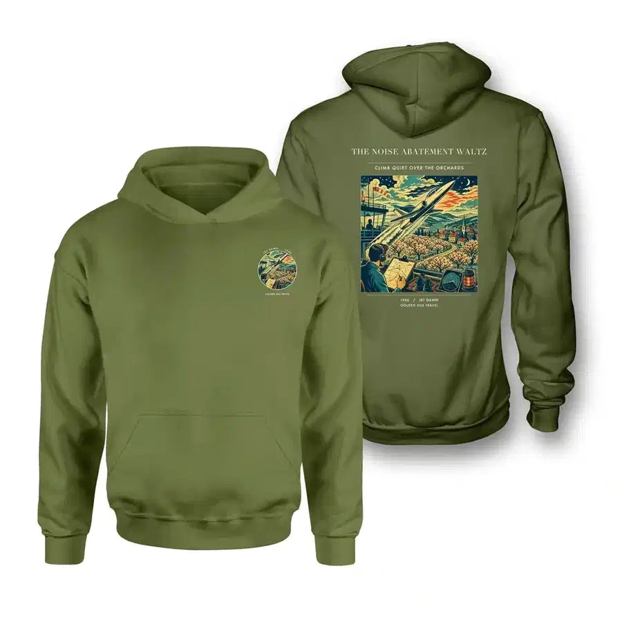 VINTAGE G4463 - The Noise Abatement Waltz - Double-Side Hoodie design on greenarmy double side