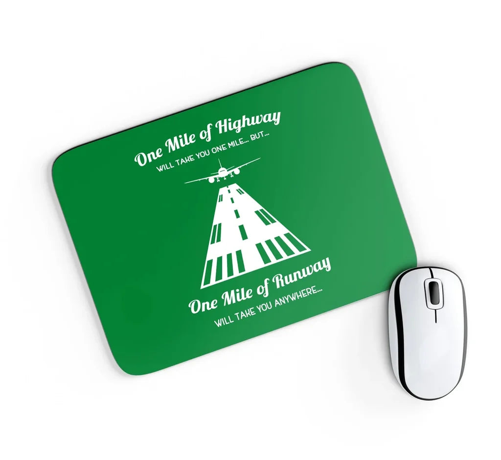 One Mile of Runway Will Mouse Pad - view 6
