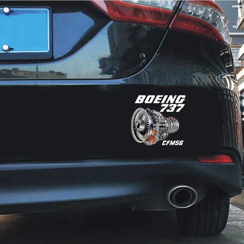 Boeing 737 Car Sticker - view 6