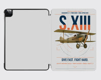 Thumbnail for SPAD S.XIII C.1 design on light gray ipad tablet case