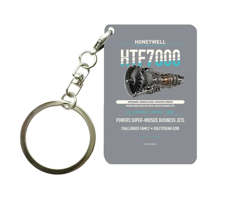 HTF7000 Key Chain design on gray key chain