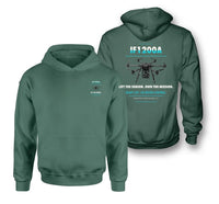 Thumbnail for Inspired Flight IF1200A design on green hoodie
