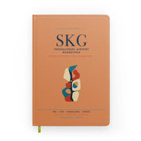 Thumbnail for Thessaloniki Airport “Makedonia” (SKG) design on orange notebook