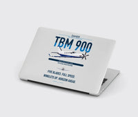 Thumbnail for Daher TBM 900 design on light gray MacBook case