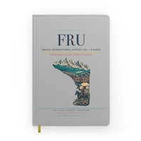 Thumbnail for Manas International Airport (FRU) design on light gray notebook