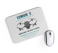 Thumbnail for BRINC LEMUR 2 design on light gray rectangle mouse pad