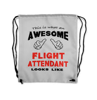 Thumbnail for Flight Attendant Drawstring Bag - view 6