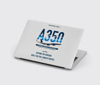Thumbnail for Airbus A350-1000ULR design on light gray MacBook case