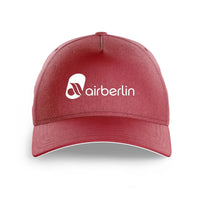 Thumbnail for Airberlin logo printed on dark red cap