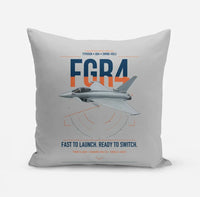 Thumbnail for Eurofighter Typhoon FGR4 design on light gray pillow