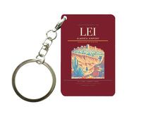 Thumbnail for Almería Airport (LEI) design on dark red key chain