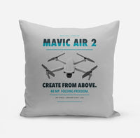 Thumbnail for DJI Mavic Air 2 design on light gray pillow