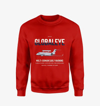 Thumbnail for Saab GlobalEye design on red sweatshirt