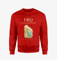 Thumbnail for Dubuque Regional Airport (DBQ) design on red sweatshirt