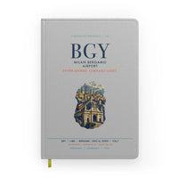 Thumbnail for Milan Bergamo Airport (BGY) design on light gray notebook