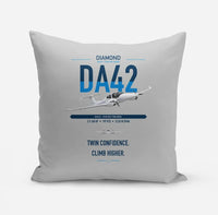 Thumbnail for Diamond DA42-VI design on light gray pillow