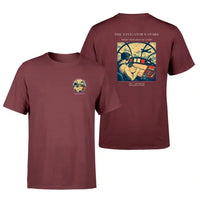 Thumbnail for VINTAGE G4297 - The Navigator's Stars - Double-Side T-Shirt design on darkred double side t shirt