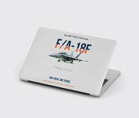 Thumbnail for F-A-18F Super Hornet Block III Two Crew One Strike design on light gray MacBook case