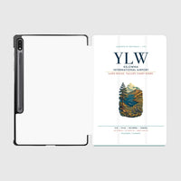 Thumbnail for Kelowna International Airport (YLW) design on white samsung tablet tablet case