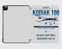 Thumbnail for Daher Kodiak 100 Series III design on light gray ipad tablet case