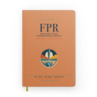 Thumbnail for Treasure Coast International Airport (FPR) design on orange notebook