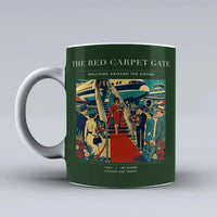 Thumbnail for VINTAGE G4124 - The Red Carpet Gate - Ceramic Mug design on darkgreen