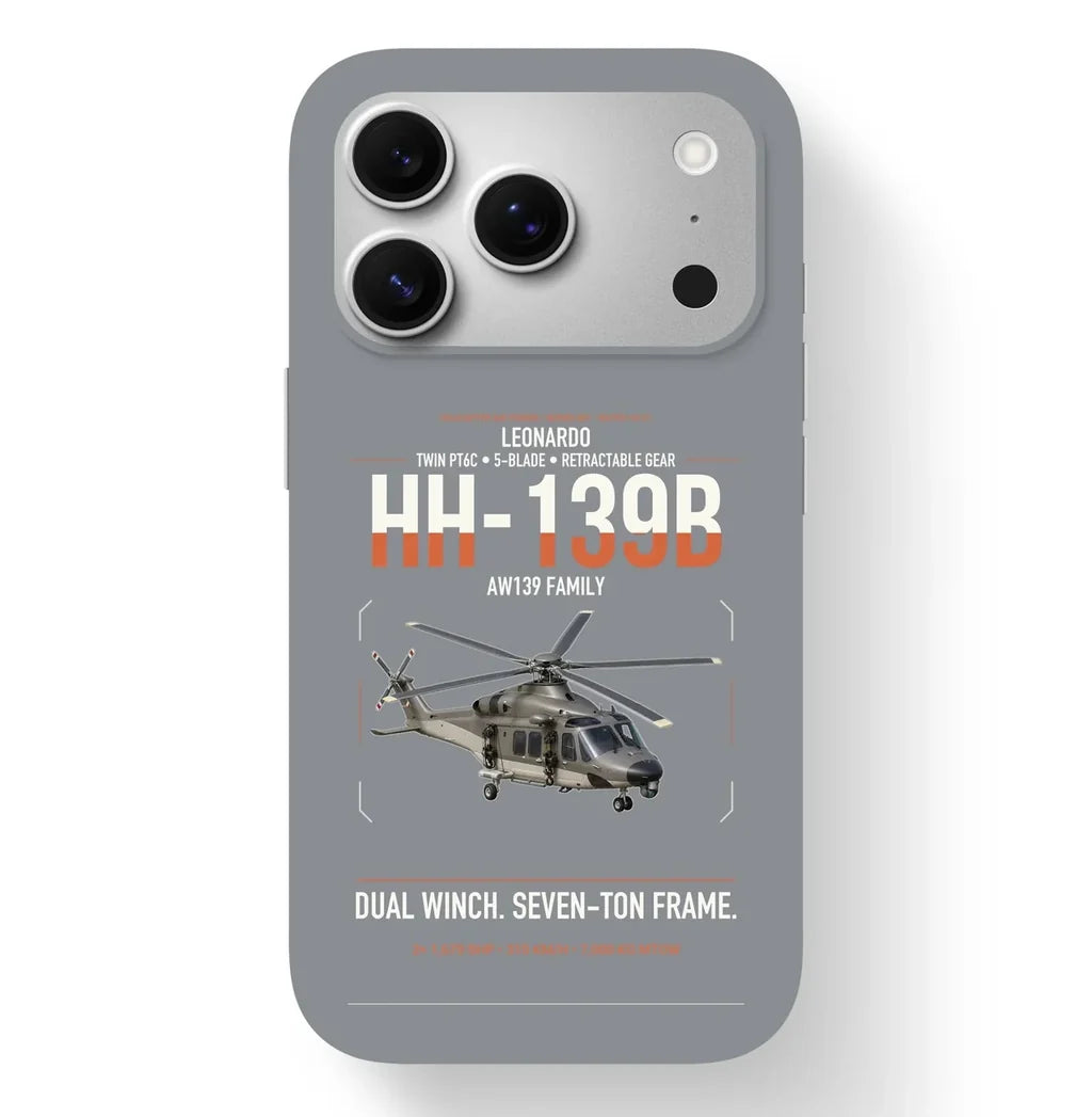 Leonardo HH-139B design on gray magsafe iphone case, for iPhone 17 Pro
