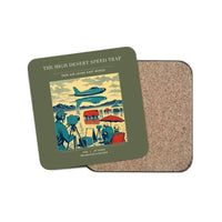 Thumbnail for The High Desert Speed Trap - Designed Coasters design on green army 1-piece