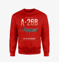 Thumbnail for A-26B Invader design on red sweatshirt