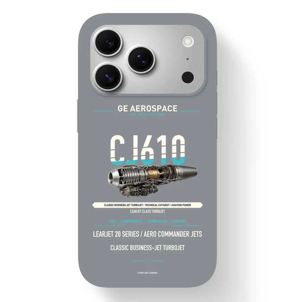 CJ610 Case design on gray iphone case