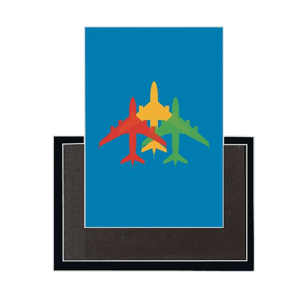 Colourful 3 Airplanes Magnet - view 6