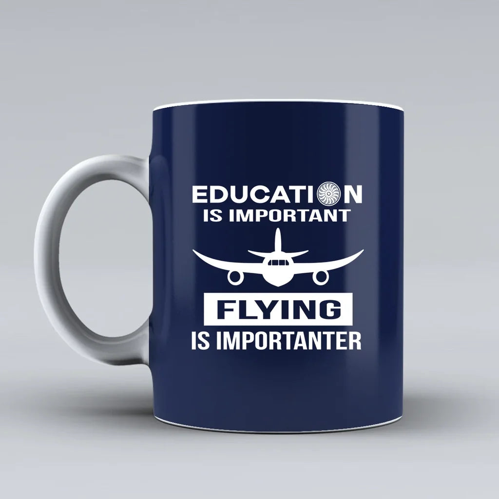 Customisable Flying is Importanter Mug - view 6