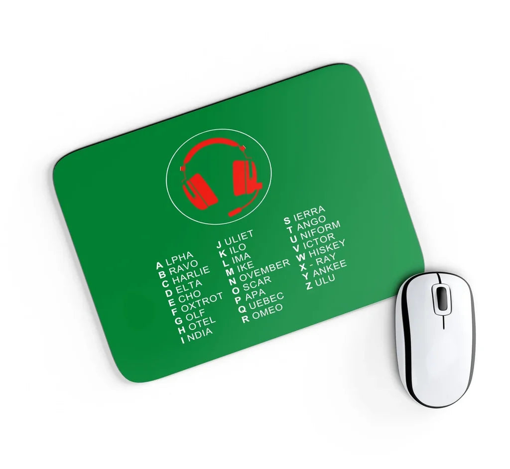 Aviation Alphabet Mouse Pad - view 6